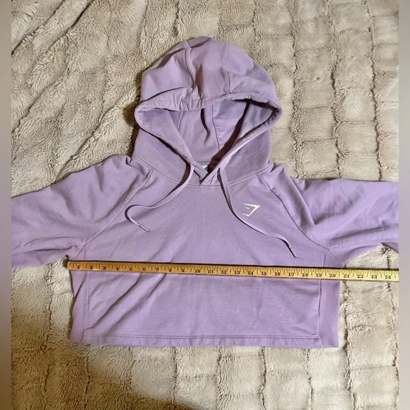Gymshark Cropped Hoodie Size Medium - Picture 4 of 7